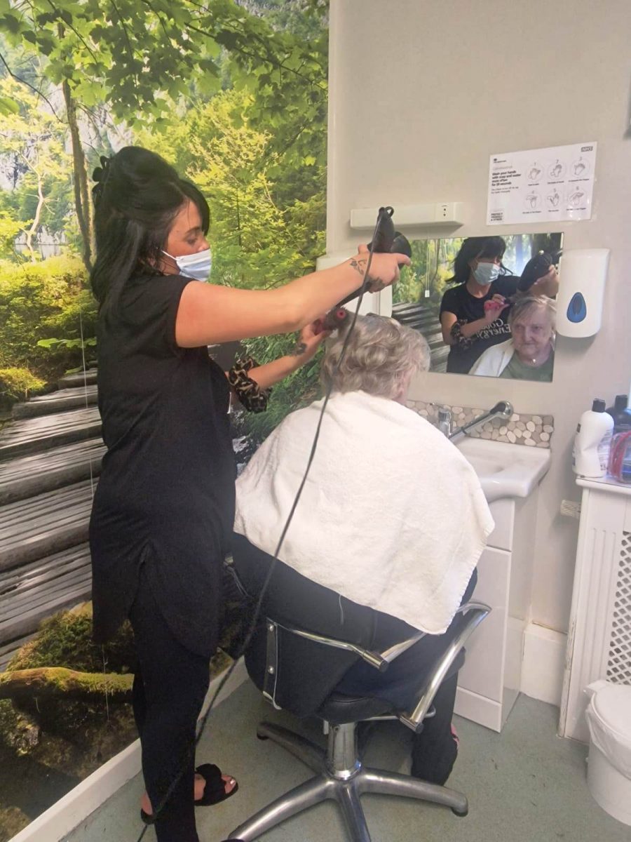 Hairdressing Birchfield Care Home
